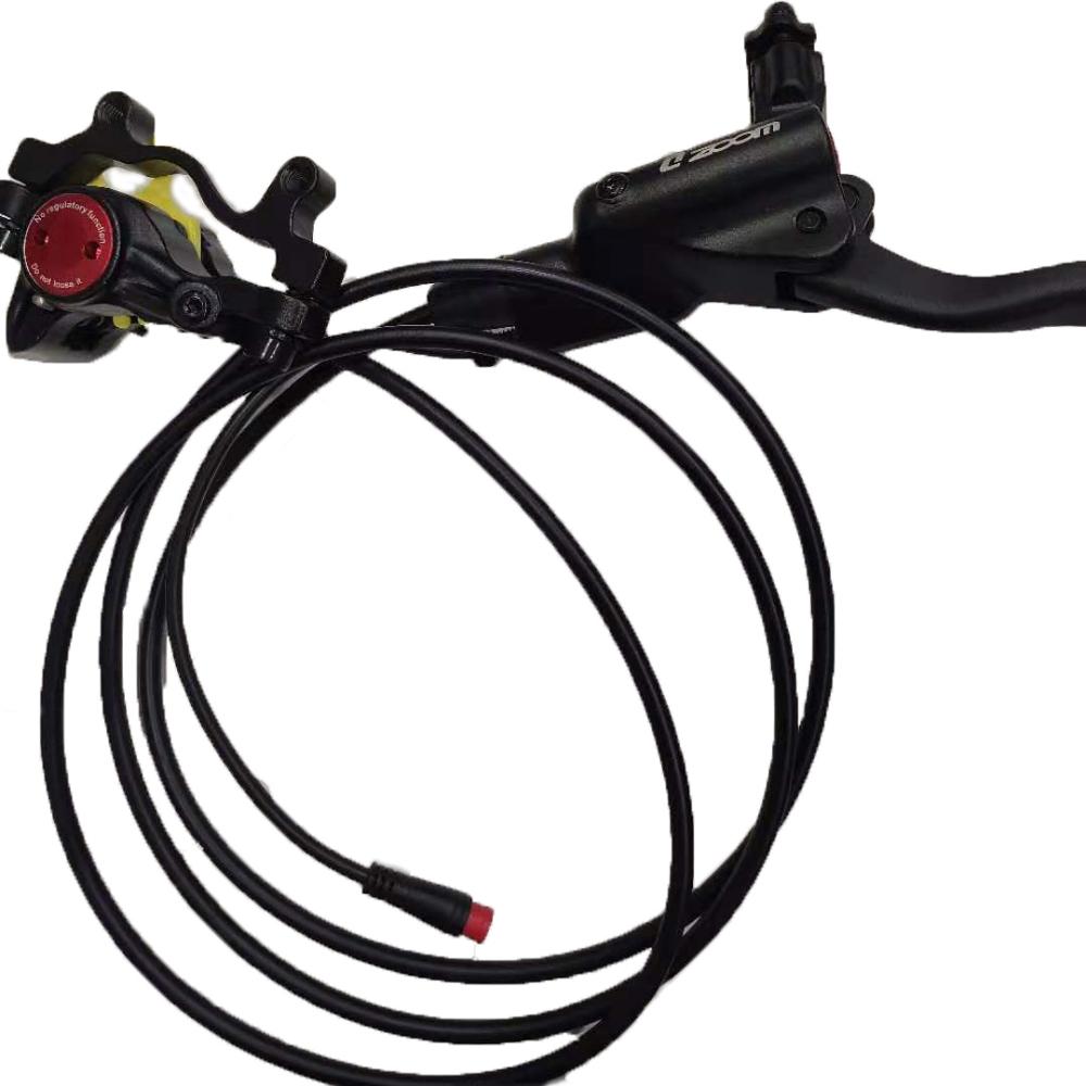 Hydraulic disc brake set for Lankeleisi T750plus electric bike, featuring oil brake components and calipers.
