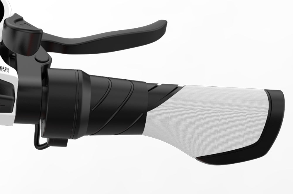 Lankeleisi electric bike handle cover with throttle grip, designed for comfortable grip and control on Lankeleisi bikes.